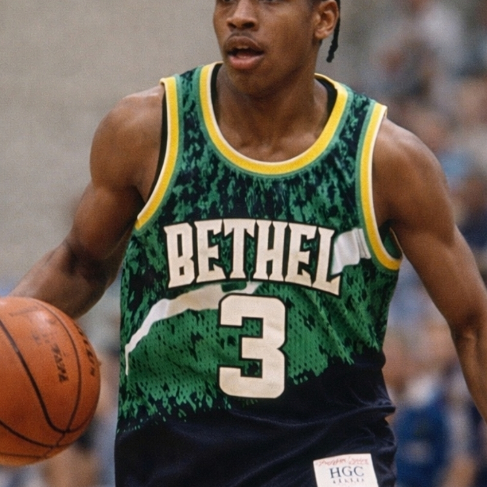 Allen Iverson Bethel Basketball Jersey Size Small New